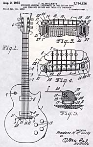 Patentzeichnung Les Paul