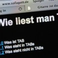 Der gute alte griffbrett.de Text der erklärt wie man TAB liest. Die Anleitung war in der Vergangenheit sehr beliebt, deshlab hier in neuer Auflage.